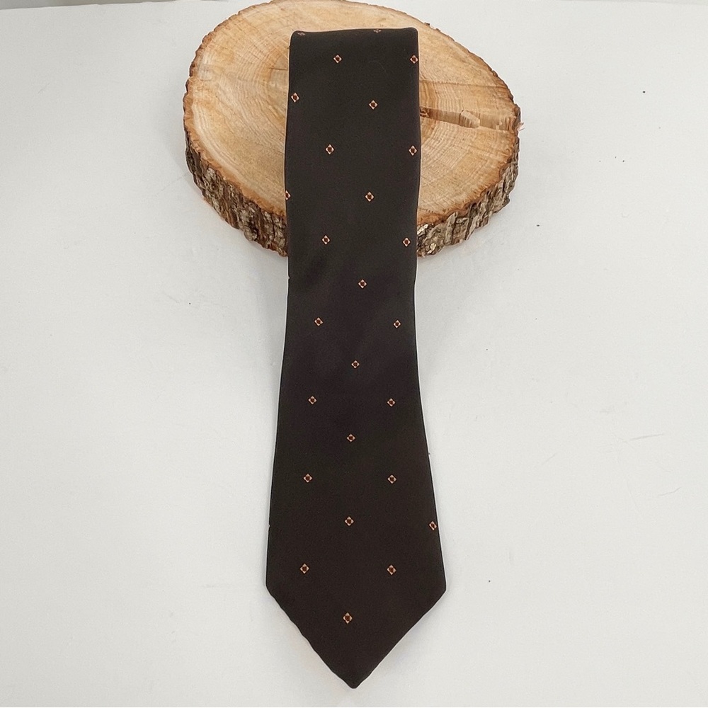 Johnny Carson Brown Tie